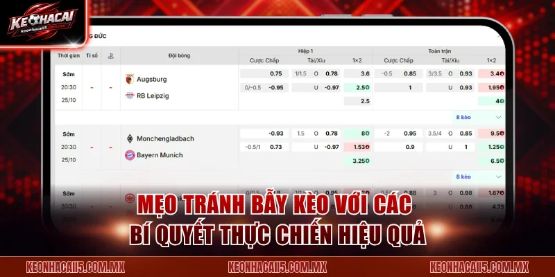 Mẹo Tránh Bẫy Kèo nhà cái