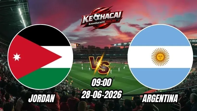 Soi Kèo Jordan vs Argentina 09h00 - 28/06/2026